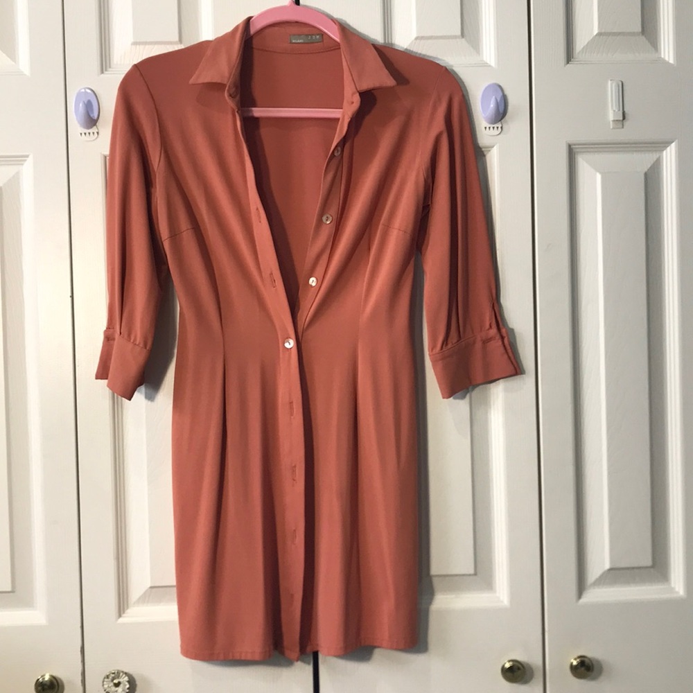 Orange cardigan